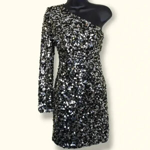 🍁Tizz Boutique Handmade Asymmetrical Sequin Dress